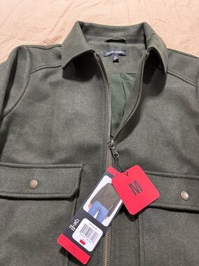 Banana Republic Olive Green Lightweight Shirt Jacket